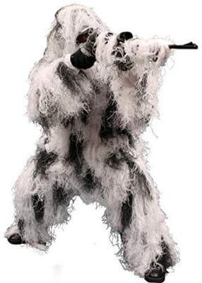 Red Rock Gear RED ROCK GHILLIE SUIT SNOW 5 PIECE ADULT MEDIUM/LARGE 846637000040