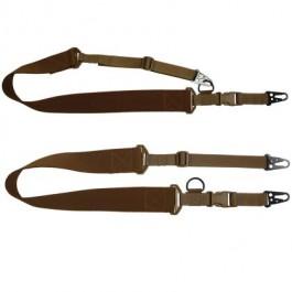 Red Rock Outdoor Gear C2: 2-to-1 Point 2" Tactical Sling | Coyote | Nylon/Stainless Steel | LAPoliceGear.com 37-002-RR_001