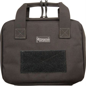 Maxpedition Gear 1308B Pistol Case Black with Lockable Dual Zipper Slides MX1308B