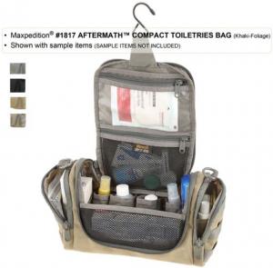 Maxpedition Aftermath Compact Toiletries Bag, Black 1817B