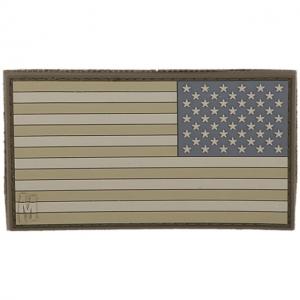 Maxpedition Reverse USA Flag Patch Large, Arid, 3.25in x 1.75in US2RA US2RA