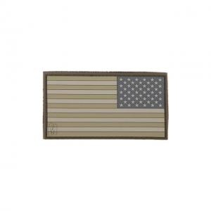 Maxpedition Reverse USA Flag Patch Small, Arid, 2in x 1in US1RA US1RA