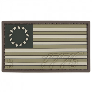 1776 US Flag Patch (Arid) PVC PATCH:US76A