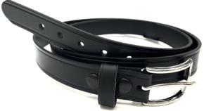 Perfect Fit 1.25in Garrison Economy Belt w/ Chrome Buckle, Black, 30, 2000-CH-30 2000CH30