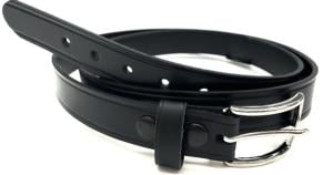 Perfect Fit 1.25in Garrison Economy Belt w/ Chrome Buckle, Black, 36, 2000-CH-36 2000CH36