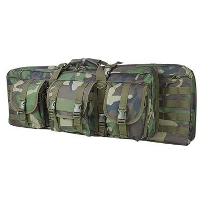 VISM Double Carbine Rile Case 36in, Woodland Camo CVDC2946WC-36 848754002747
