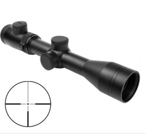 NC Star Safari Scope 1.5-6x42mm w/Illuminated Small Dot Reticle 30mm Tube 1/4&quot; MOA Adjustment 848754003034