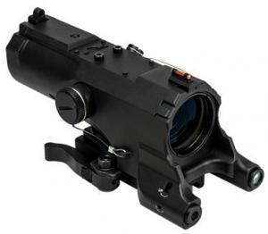 Vism Eco Mod2 4X Magnification 34mm Scope with Green Laser & Red/White Led Navigation Light, Black VECO434QRBM2 VECO434QRBM2