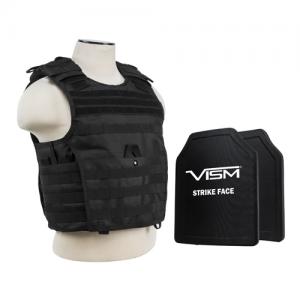 NcStar Expert Carrier Vest with 10&quot; x 12&quot; PE Hard Plates BPCVPCVX2963B-A