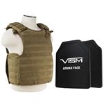 NCStar BPLCVPCVQR2964T-A Quick Release Carrier with 11"x14" PE Hard Plate Tan BPLCVPCVQR2964T-A
