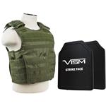 NCStar BPLCVPCVX2963G-A Expert Carrier with 11"x14" PE Hard Plate Green BPLCVPCVX2963G-A