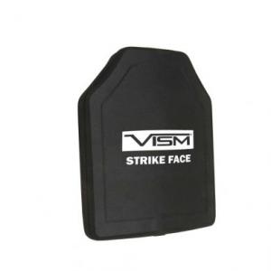 Vism NIJ Certified Level III 10x12 Ballistic Plate, Shooters Cut, Black, BNIJPC1012 BNIJPC1012
