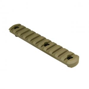 VISM Keymod Picatinny Rail, 6 KeyMod Slots, Tan, VMKM6T