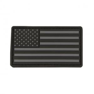 VISM Usa Flag Patch PVC, Black, CVUSAP3029B 848754012210