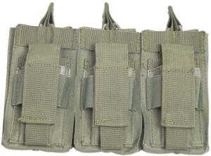 VISM Triple AR/Pistol Mag Pouch, Green, CVAR3MP3038G CVAR3MP3038G