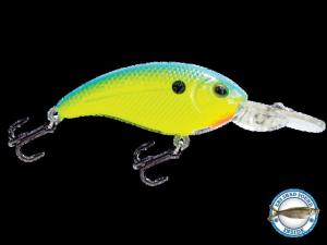 Livingston Lures Deep Impact 6 Lure, Chartreuse Sunrise Shad, 3113