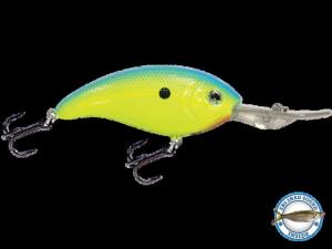 Livingston Lures Deep Impact 18 Lure, Chartreuse Sunrise Shad, 3313