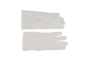 HERO'S PRIDE Parade Slip-on Gloves - Grip Dots W/ Raised Pointing - White - 8778W-S