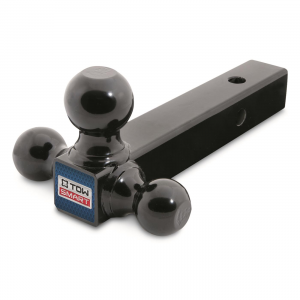 TowSmart Class III Steel Tri-Ball Trailer Hitch Ball Mount 