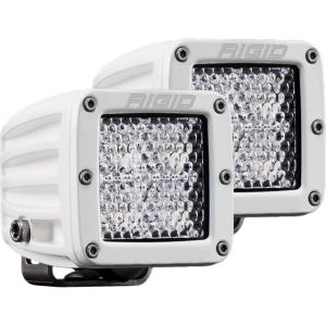 Rigid Industries D-Series PRO Hybrid-Diffused LED - Pair - White, 602513