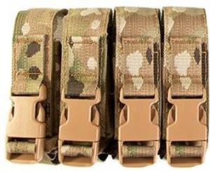 High Speed Gear HSGI Modular Pistol Mag Pouch Quad, MultiCam 12PM04MC 12PM04MC
