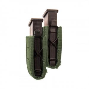 High Speed Gear Duty Staggered Double Pistol TACO U-MOUNT, Olive Drab, 41PS02OD 41PS02OD