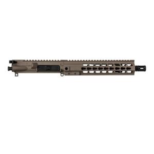 Brigade Manufacturing AR Complete Upper Receiver Forged, 5.56, 10.5 inch Barrel, FDE Charging Handle, 10 inch Rail, A2 Flash Hider, U5610520 U5610520