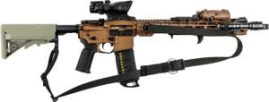 T10 Complete Modular Operator'S System - Alpha Sling Black, Swinger Stock Foliage Green, Mil-Spec, CMOS-ASL-BLK-SWST-FOL