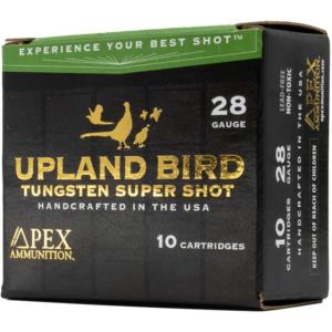 Apex Ammunition Upland Bird Z-Series TSS 28 Gauge 3/4 oz 2 3/4in 7.5 Shot Shotgun Ammo, 10 Rounds, Z28-75UP 850010408323