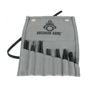 Obsidian Arms AR-15 Complete Armorer's 12-Piece Punch Set, OA-APS-15-12 850011609316