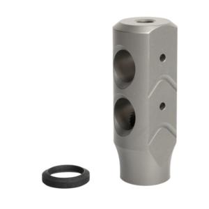 Obsidian Arms 3 Gun Thunder Brake Compensator, .223/5.56, Stainless Steel, OA-MD-223TB3G-SS-A OAMD223TB3GSSA