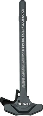 Rise Armament OPMOD RA-212 Extended Latch Charging Handle, Grey, RA-212-OP-GRY 850011713334