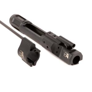 Superlative Arms Adjustable Gas Block DI Builders Kit, .750in Clamp On, Melonite, QPQ, DI Gas Block, Pistol Length, Melonite Gas Tube, Right Hand, Full Auto, Dark DLC Carrier, Black, SABO-DI-RFD-PM750CM