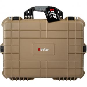 Eylar Medium 20in Protective Gear Case Water and Shock Resistant w/ Foam, Tan, SA00002-Tan 850013177066