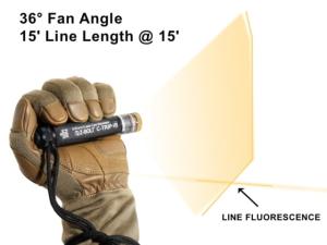 Z-Bolt Infrared Line Laser for Trip Wire Detection - EOD/ SWAT, Black, IR, NSN 5855-01-633-6760, C-TRIP-IR-BLK