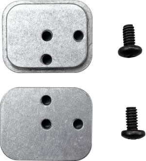 Grey Man Tactical RMP Backer Plate, Blackhawk Holster Integration Pair, Black, 000136 850022713200