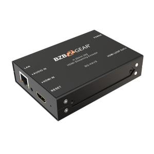 BZB Gear BZBGear 1080p H.264/265 HDMI Video and Audio to IP Streaming Encoder in Black