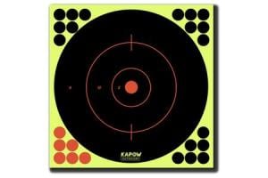 KAPOW OUTDOORS ADHESIVE REACTIVE 12" BULLS-EYE TARGET 68306