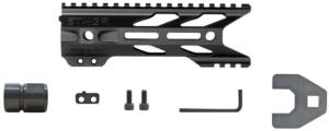 STNGR HWK M-Lok Free Float Handguard for AR15/M4, Anodized Black, 7 in, 7HM