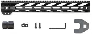 STNGR VYPR M-Lok Free Float Handguard for AR15/M4, Anodized Black, 15 in, 15VM