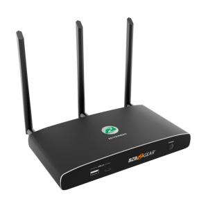 BZB Gear BG-Connexio 4K Wireless BYOM Collaboration Solution supports Airplay, Miracast, Chromecast in Black