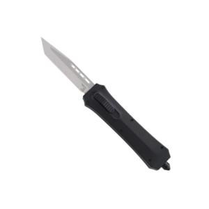 Tekto Swift Automatic Folding Knife, 3.58in, D2 Steel, American Tanto, Aerospace Aluminum Handle, 10AN-005R-0101 10AN_005R_0101