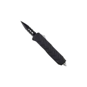 Tekto Ravage Automatic Folding Knife, 1.81in, 440C Steel, Spear Point Serrated, Spear Point Serrated Handle, 10SS-023S-0101 10SS_023S_0101