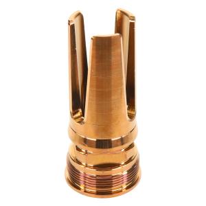 Q, LLC. 8.6 BLK 5/8-24 Flash Hider ACC-FH-5/8-24-8.6 ACC-FH-5-8-24-8-6