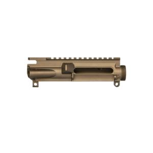 Brigade Manufacturing AR Upper Receiver Forged, Midnight Bronze, w/ Dustcover and Forward Assist, U0010060