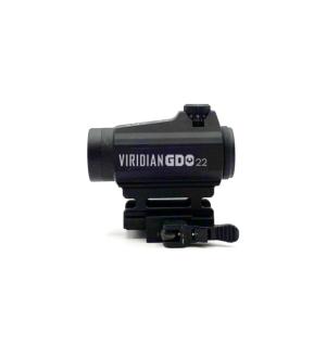 Viridian Weapon Technologies GDO 22 1x22 Green Dot Optic Sight, QD mount, Black, Small, 981-0029 850038051082