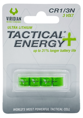Viridian 350-0002 1/3N Tactical Energy Li-Ion 4 Pack 850038051495
