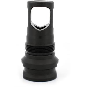 Prs Muzzle Brakes - Prs Muzzle Brake 0.375 3/4-20 Threads Square Shoulder Black 