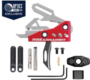 OpticsPlanet Exclusive RISE Armament RA-535 Advanced-Performance Trigger, Single Stage System, 3.5lb Pull Weight, Black, RA-535-601-010-BLK 850043415329