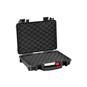 Tactical Double Pistol Case - Black W/ Convoluted Foam, 12" L X 10" W X 2" D RED3005BCV